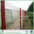 yard fence bended powder coated weld wire fence